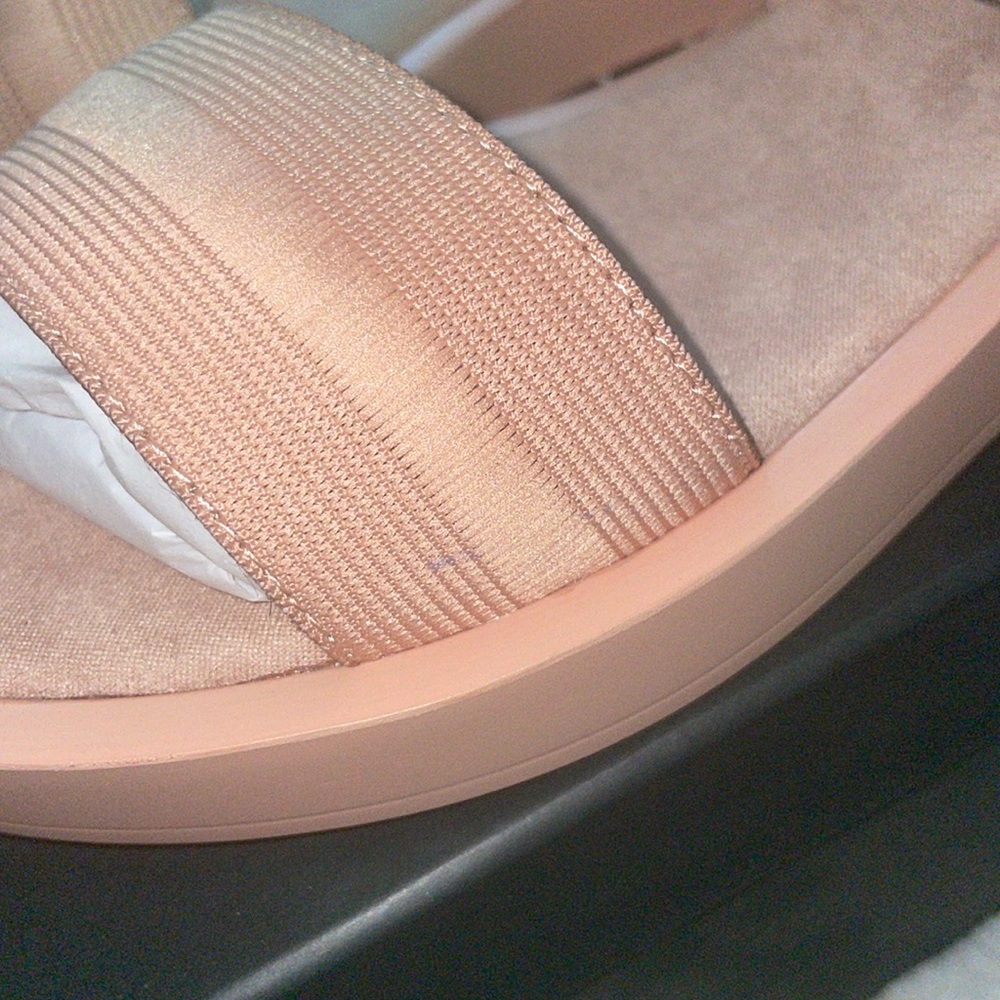 NWT Anthropologie SILENT D FIGITY Sandal in Champagne - Picture 13 of 15